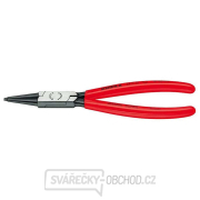 Kleště na pojistné kroužky 320 mm, vnitřní rovné. Knipex - 44 11 J4 - DIN 5265 C. Leštěno, potaženo plastem Náhled