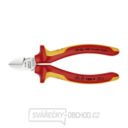 Bočné frézy 140 mm - 1000 V. KNIPEX 70 06 140 - chrómované, viaczložkové VDE puzdrá Náhľad