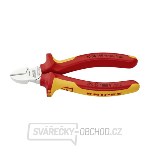 Bočné frézy 140 mm - 1000 V. KNIPEX 70 06 140 - chrómované, viaczložkové VDE puzdrá gallery main image