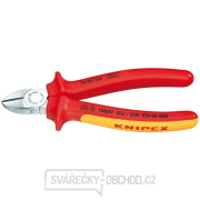 Bočné frézy 125 mm - 1000 V. KNIPEX 70 06 125 - chrómované, viaczložkové VDE puzdrá gallery main image