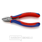 Bočné frézy pre elektromechaniku 125 mm KNIPEX 76 12 125 - leštená hlava, viaczložkové puzdrá gallery main image