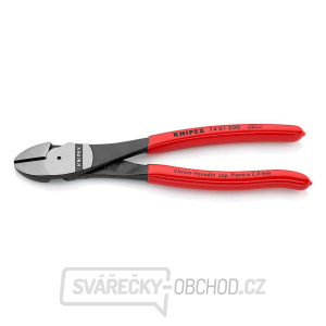 Výkonné bočné frézy 200 mm KNIPEX 74 01 200 - leštená hlava, plastové puzdrá gallery main image