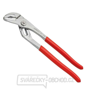 Inštalatérske kliešte s 250 mm drážkovaným kĺbom. KNIPEX 89 03 250 - chrómované, plastové objímky gallery main image