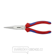 Polkruhové kliešte s čepeľami (so zobákom) 200 mm KNIPEX 26 12 200 - leštená hlava, viaczložkové puzdrá Náhľad