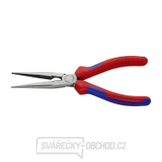 Polkruhové kliešte s čepeľami (so zobákom) 200 mm KNIPEX 26 12 200 - leštená hlava, viaczložkové puzdrá Náhľad