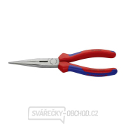 Polkruhové kliešte s čepeľami (so zobákom) 200 mm KNIPEX 26 12 200 - leštená hlava, viaczložkové puzdrá Náhľad