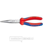 Polkruhové kliešte s čepeľami (so zobákom) 200 mm KNIPEX 26 12 200 - leštená hlava, viaczložkové puzdrá gallery main image