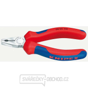 Malé kombinované kliešte 110 mm KNIPEX 08 05 110 - chrómované, viaczložkové puzdrá gallery main image