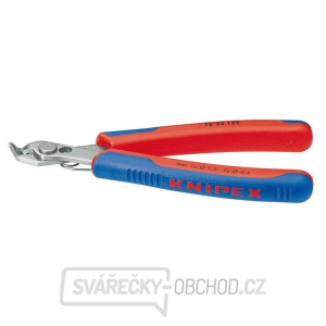 Štípacie kliešte ELECTRONIC Super-Knips 125 mm KNIPEX 78 23 125 - chrómované, plastové puzdrá gallery main image