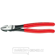 Výkonné bočné frézy 180 mm KNIPEX 74 01 180 - leštená hlava, plastové puzdrá gallery main image