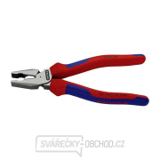 Kombinované kliešte Force 200 mm. KNIPEX 02 02 200 - leštená hlava, viaczložkové objímky Náhľad