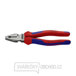 Kombinované kliešte Force 200 mm. KNIPEX 02 02 200 - leštená hlava, viaczložkové objímky gallery main image