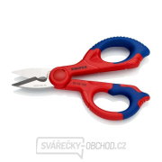 Kombinované elektrikárske nožnice 155 mm KNIPEX 95 05 155 SB - chrómované, viaczložkové puzdrá Náhľad