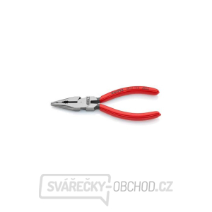 Kombinované kliešte úzke ploché KNIPEX 08 21 145 145 mm - leštená hlava, čierne gallery main image