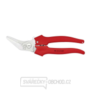 Kombinované nožnice 185 mm KNIPEX 91 05 185 - chrómované, viaczložkové puzdrá Náhľad