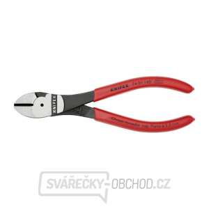 Výkonné bočné frézy 160 mm KNIPEX 74 01 160 - leštená hlava, plastové puzdrá gallery main image