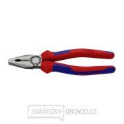 Kombinované kliešte 200 mm. KNIPEX 03 02 200 - leštená hlava, viaczložkové puzdrá gallery main image