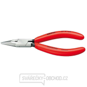 Jemné kliešte na elektroniku 125 mm KNIPEX 37 31 125 - leštená hlava, plastové puzdrá gallery main image