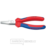 Ploché kliešte 140 mm KNIPEX 20 02 140 - leštená hlava, viaczložkové puzdrá gallery main image