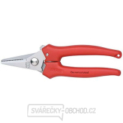 Kombinované nůžky 140 mm KNIPEX 95 05 140 - chromováno, vícesložkové návleky gallery main image