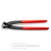 Vystužovacie kliešte 220 mm, Knipex 99 01 220 - DIN ISO 9242 - leštená hlava, plastové puzdrá Náhľad