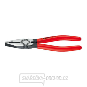 Kombinované kliešte 140 mm. KNIPEX 03 01 140 - leštené, plastové puzdrá gallery main image