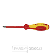 Pozidriv® krížový skrutkovač izolovaný 1 000 V VDE Knipex PZ2 gallery main image