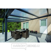 Hliníková pergola SKYLUX CLIMALUX 5,0 x 4,0 m antracit + čirý PC LG2210 Náhled