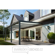 Hliníková pergola SKYLUX CLIMALUX 5,0 x 4,0 m antracit + čirý PC LG2210 gallery main image