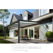 Hliníková pergola SKYLUX CLIMALUX 7,0 x 3,5 m antracit + čirý PC LG2217 gallery main image