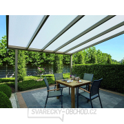 Hliníková pergola SKYLUX CLIMALUX 5,0 x 4,0 m antracit + opál PC LG3747 Náhled