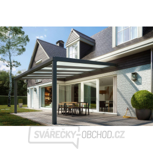 Hliníková pergola SKYLUX CLIMALUX 7,0 x 3,5 m antracit + opál PC LG3752 gallery main image