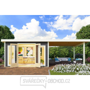 Dřevěný domek KARIBU RADEBURG 3 + přístavek 330 cm (31487) terragrau LG3938 Náhled