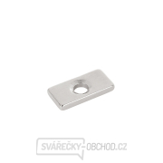 Neodymový magnet s otvorom pre skrutku 20x10x3mm (2) Náhľad