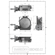 Horizontálně-vertikální kruhový dělicí stůl RT 200 Náhľad