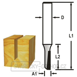 Makita D-47385 Drážkovacia fréza 1 čepeľ 4x13x51 gallery main image