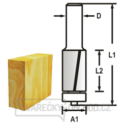 Makita D-47743 Drážkovacia fréza 2 čepieľ s ložiskom 12,7x 26 x 68,5 gallery main image