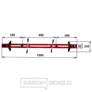 Pomocný zdvihák motora, hrazda 500kg Matabro MB-ES500 Náhľad