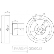 Upínací puzdro ER25 pre sústruhy D 180/D 210 Náhľad