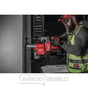 Milwaukee M18 ONEFHXDEL-552C (5,5 Ah) 4-režimové akumulátorové kladivo 26 mm SDS-plus s maticou Fixtec a odsávaním Náhľad