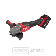 Akumulátorová uhlová brúska 125 mm Milwaukee M18 FHSAG125XPDB-552X s kolískovým spínačom, 2x Aku (18 V, 5,5 Ah), 4933471080 Náhľad