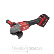 Akumulátorová uhlová brúska 125 mm Milwaukee M18 FHSAG125XB-552X s posuvným spínačom, 2x Aku (18 V, 5,5 Ah), 4933471079 Náhľad