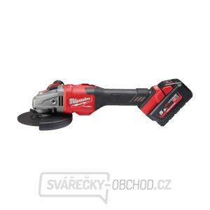 Akumulátorová uhlová brúska 125 mm Milwaukee M18 FHSAG125XB-552X s posuvným spínačom, 2x Aku (18 V, 5,5 Ah), 4933471079 gallery main image