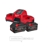 Milwaukee M18 FORGENRG-602, 2x batéria M18 FB6 + nabíjačka M18 DBSC, 4933498549 Náhľad