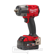 Akumulátorový rázový uťahovač 1/2" Milwaukee M18 FMTIW2P12-502X s aretačným čapom (881 Nm, 5,0 Ah) gallery main image