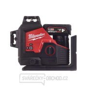 Akumulátorový krížový laser Milwaukee M12 3PL-401C 3X360 (4,0 Ah) gallery main image