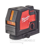 Akumulátorový kombinovaný krížový laser Milwaukee L4 CLLP-301C USB Náhľad