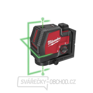 Akumulátorový kombinovaný krížový laser Milwaukee L4 CLLP-301C USB gallery main image