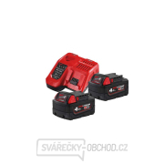 Milwaukee M18 NRG-402, 2x batéria M18 B4 + nabíjačka M12-18 FC, 4933459215 Náhľad