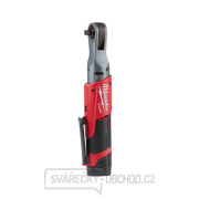 Akumulátorový račňový kľúč 3/8" Milwaukee M12 FIR38-201B (75 Nm, 2,0 Ah) gallery main image